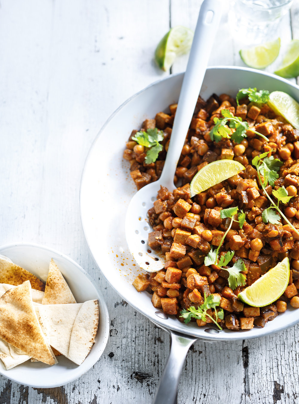 Eggplant, Tofu and Chickpea Curry