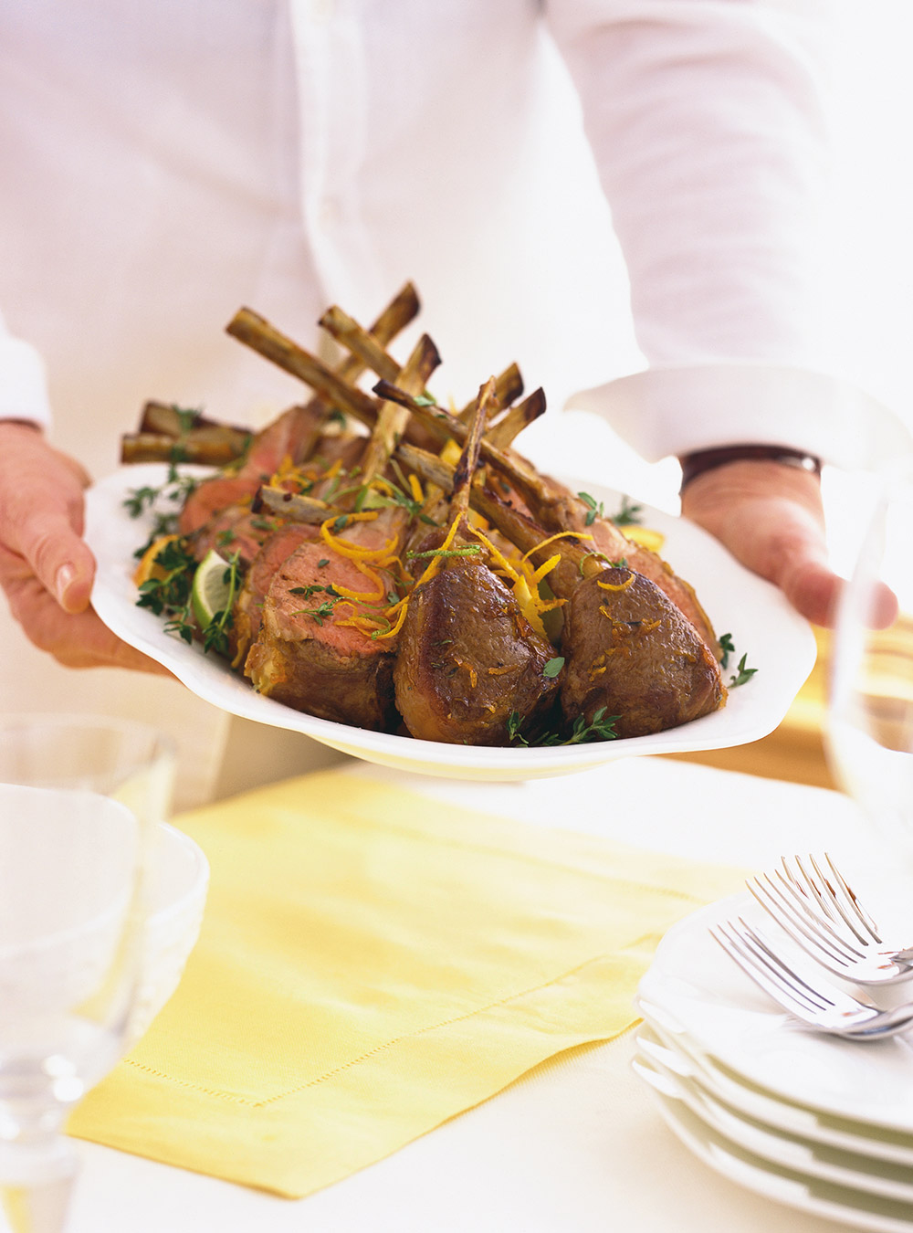Honey and Citrus Rack of Lamb 