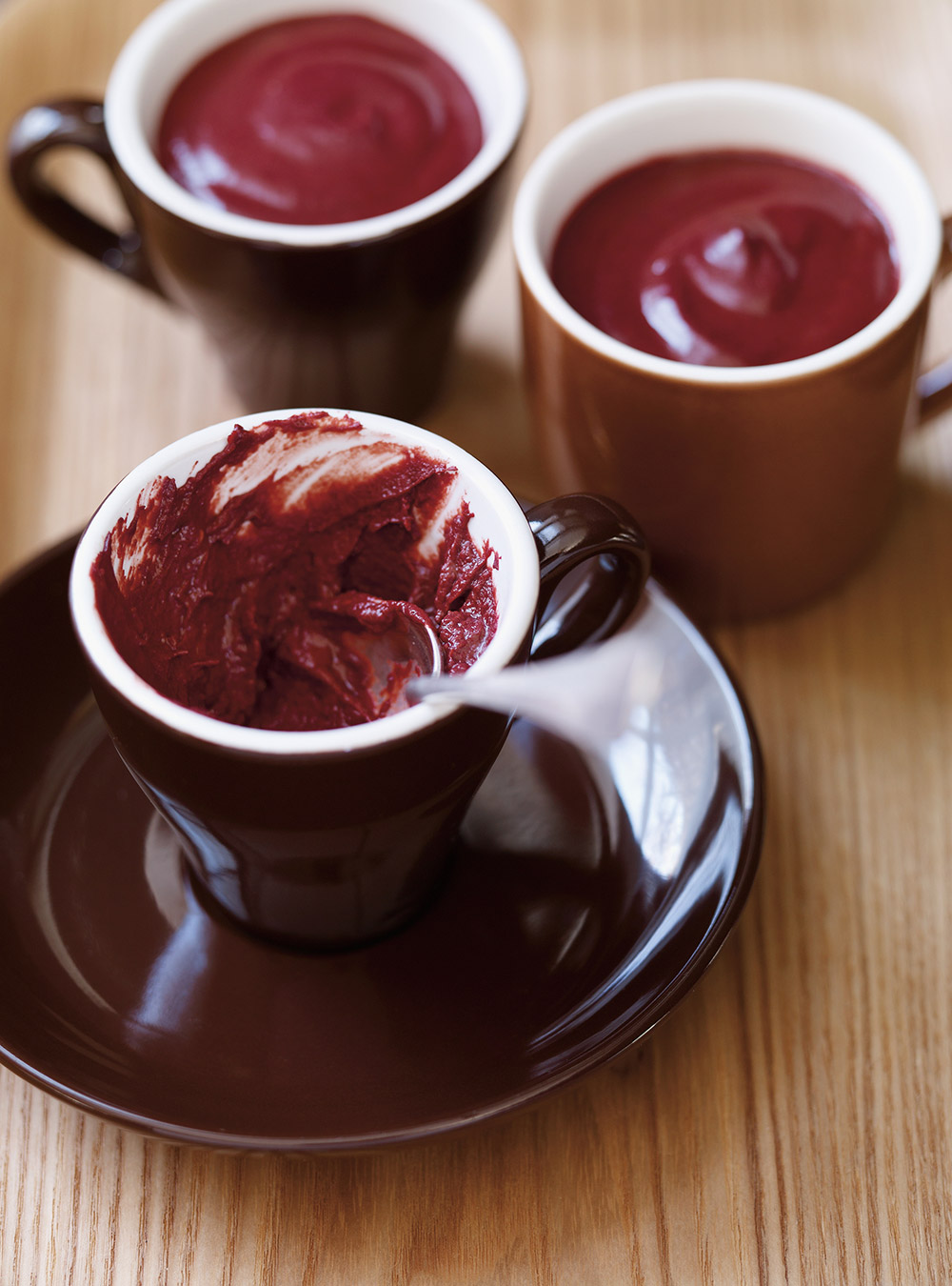 Raspberry and Chocolate “Pots de Crème”