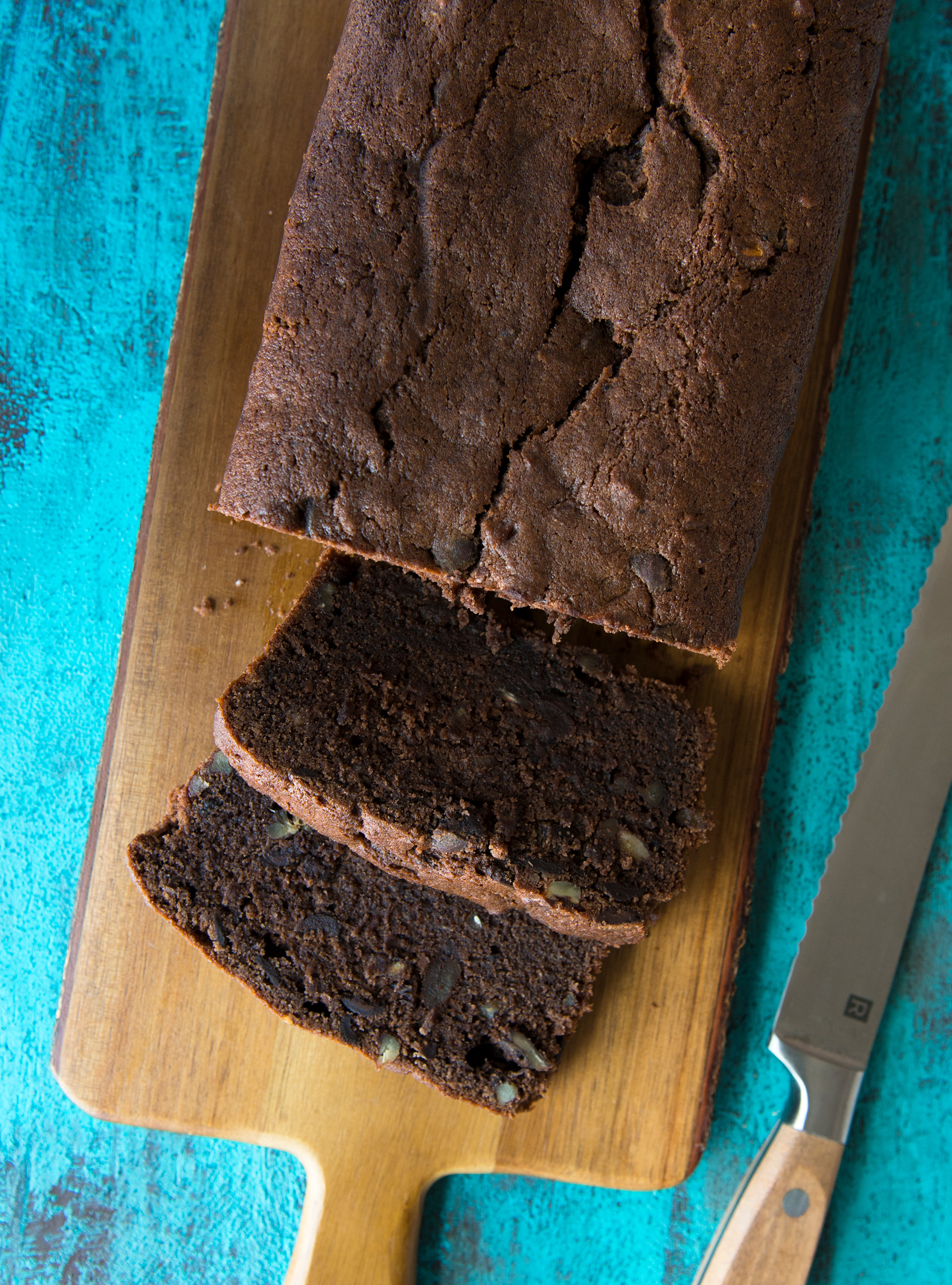 Gluten-Free Chocolate, Banana and Pecan Bread