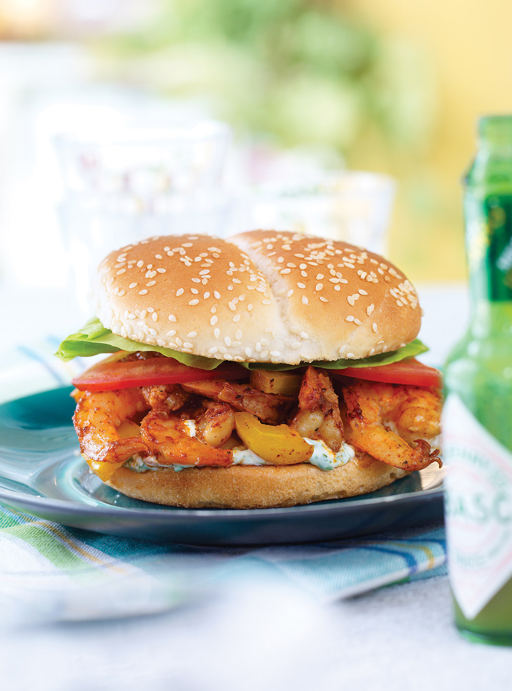 Cajun Shrimp Burgers