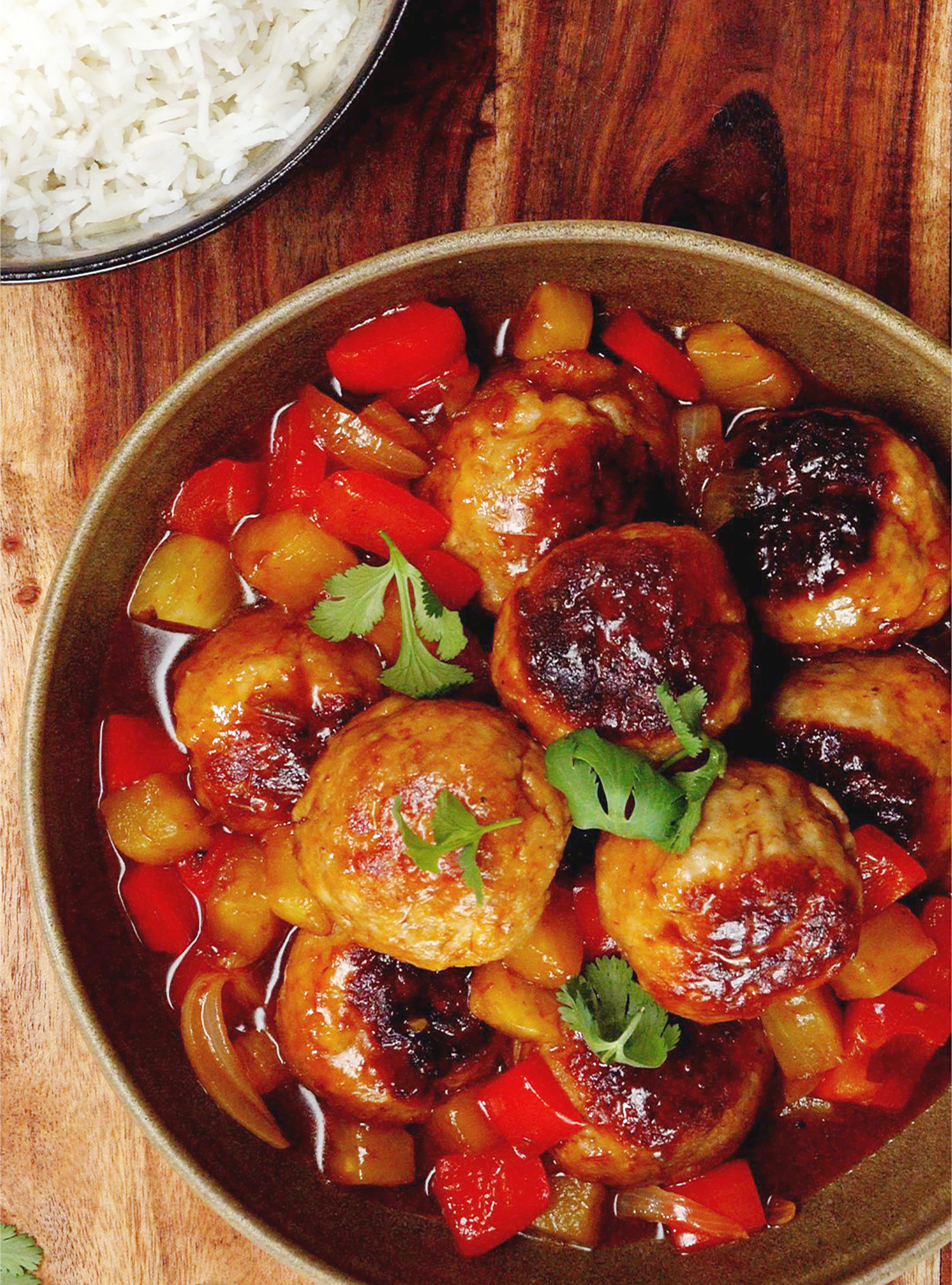 Sweet and Sour Chicken Meatballs