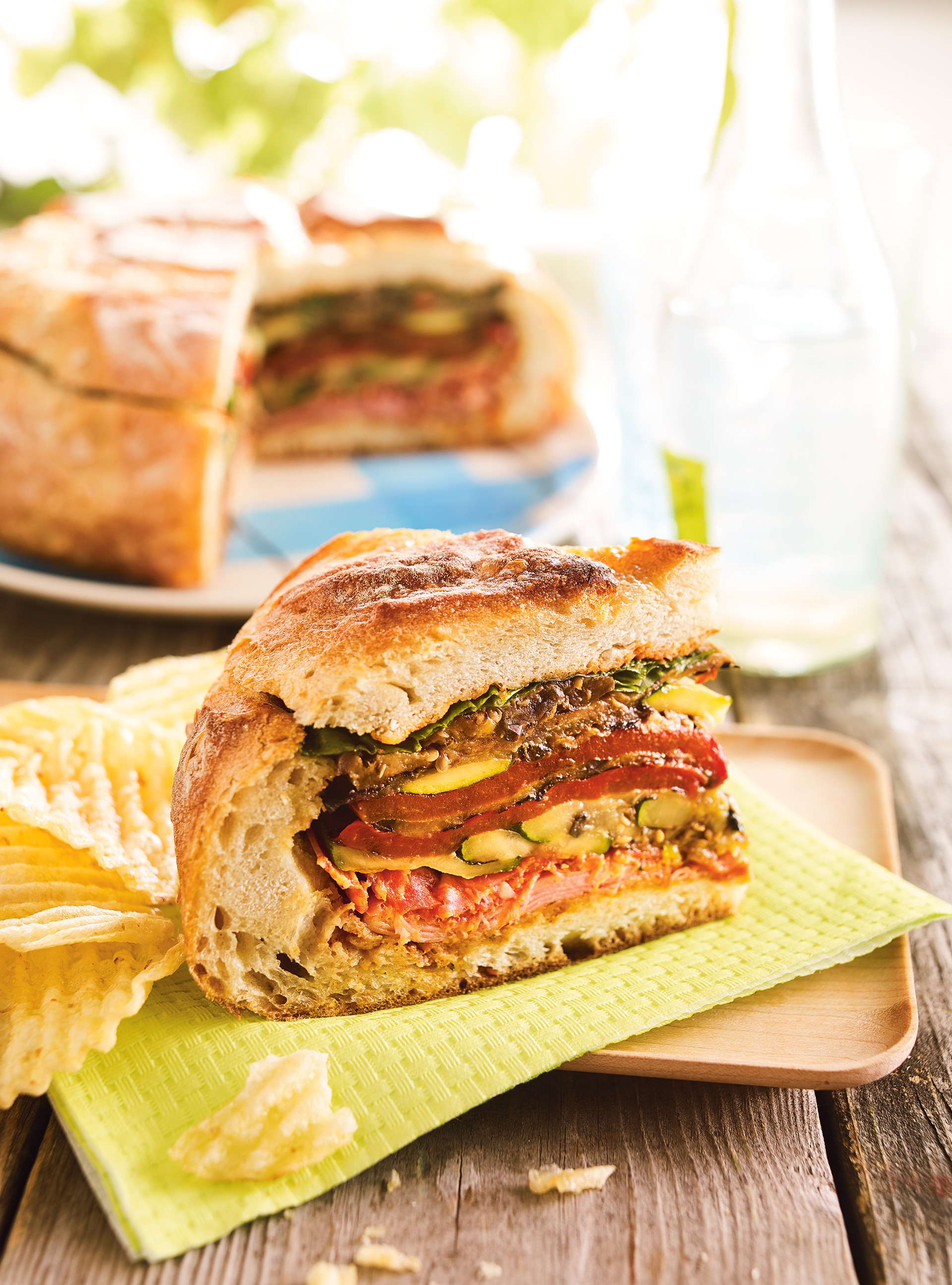 Muffuletta Picnic Sandwich