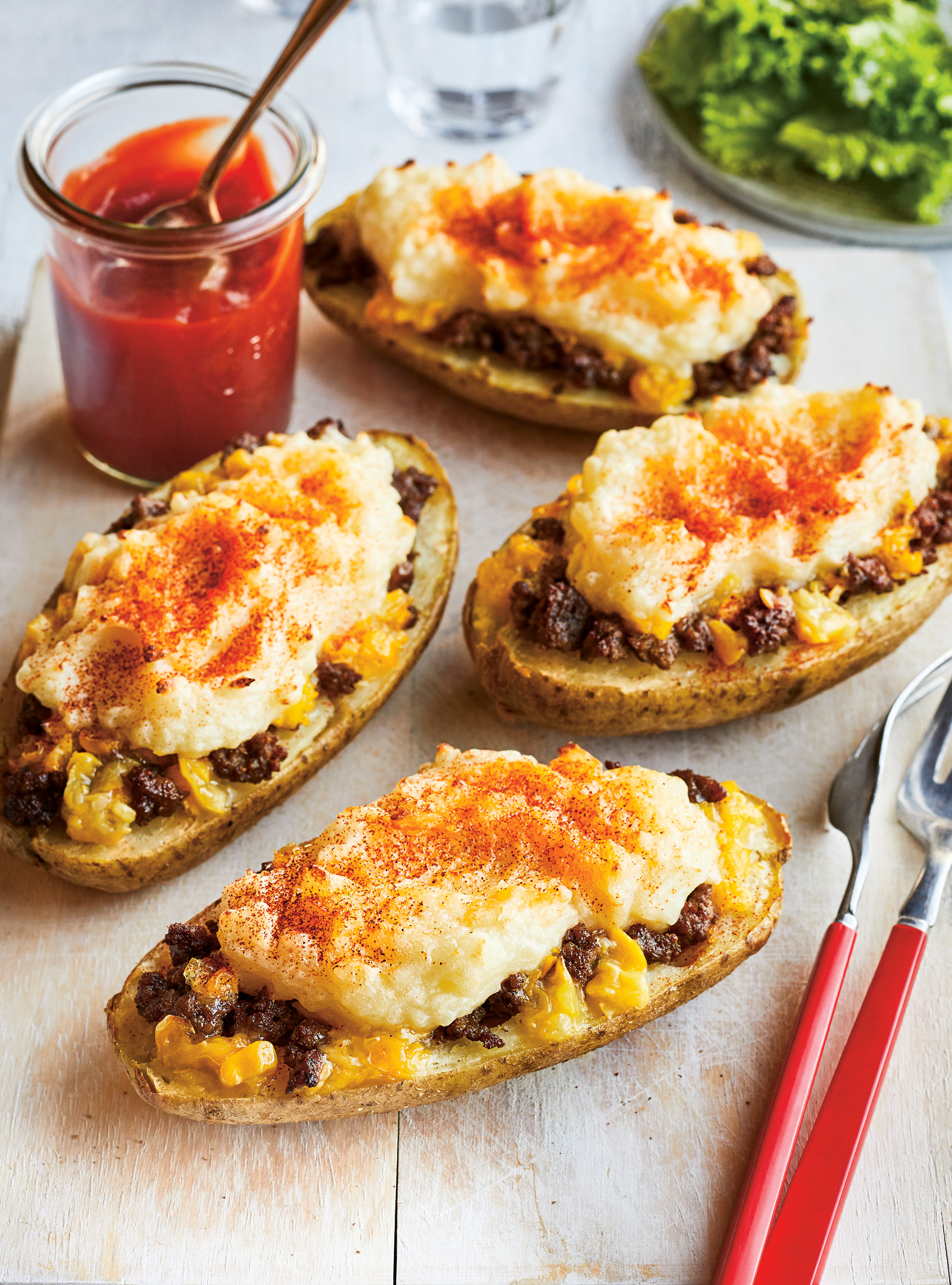Shepherd’s Pie Baked Potatoes