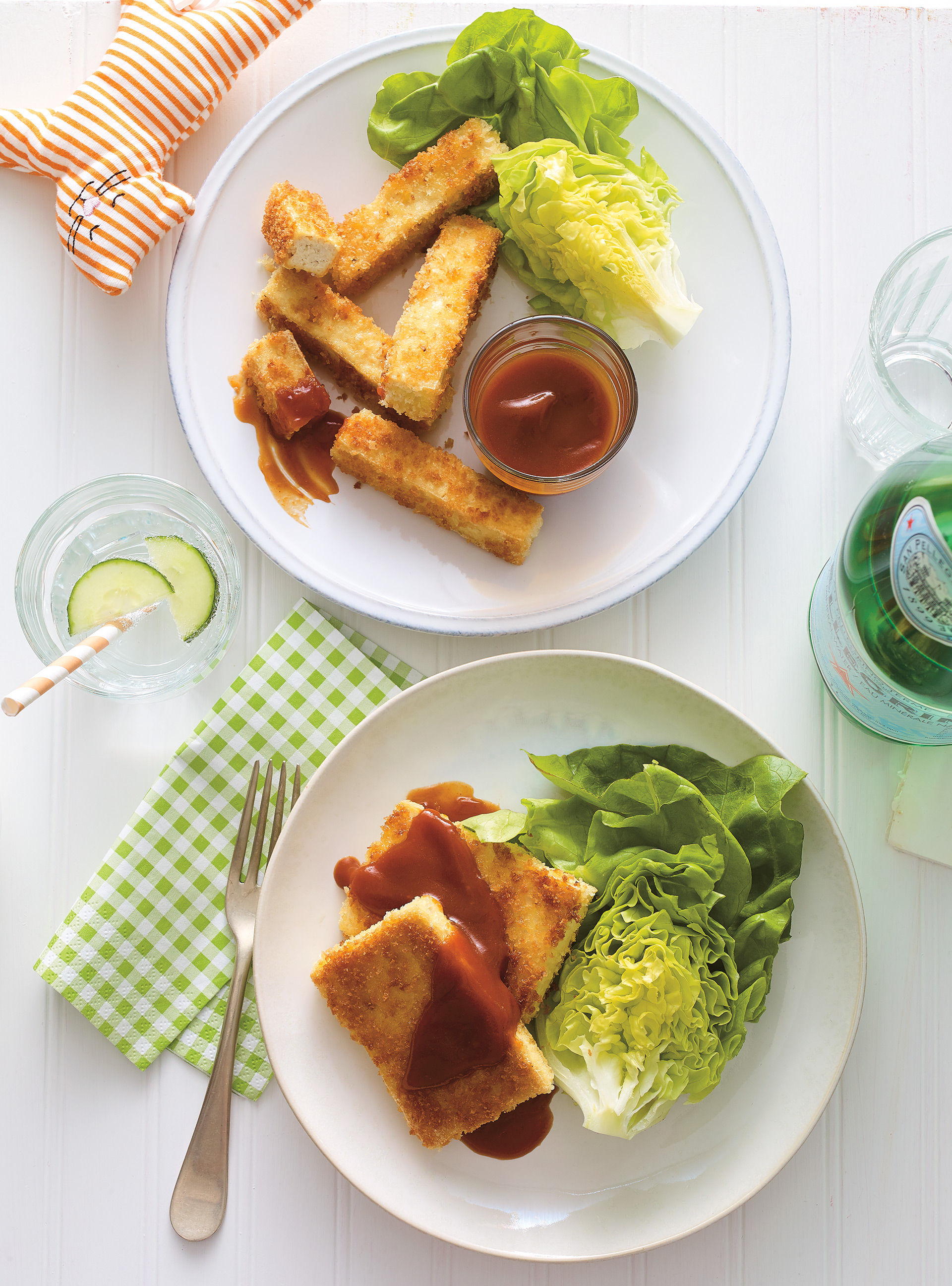 Crispy Tofu with Barbecue Sauce