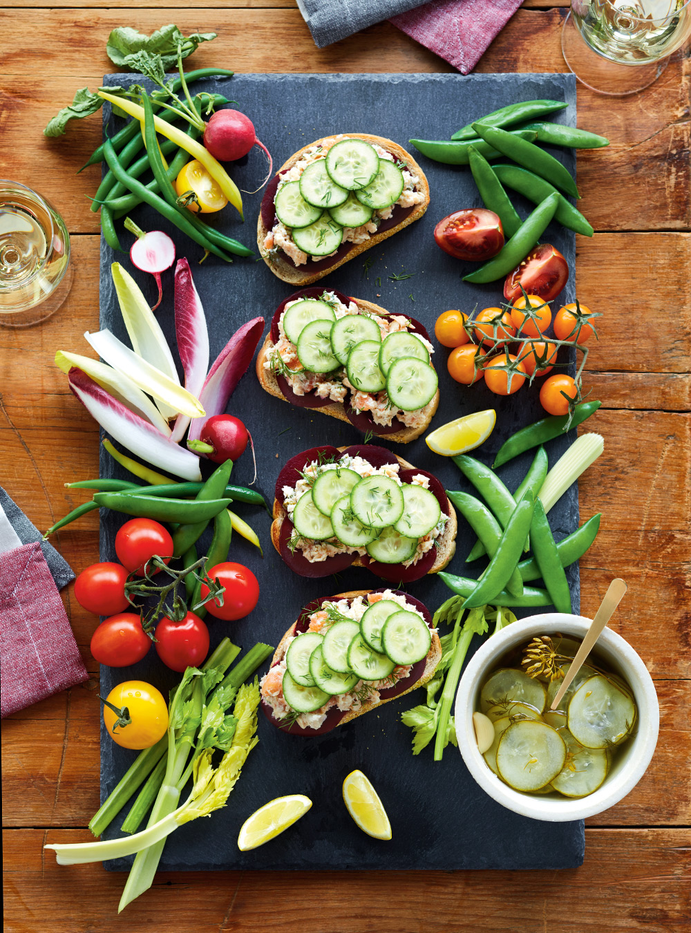 Salmon and Dill Danish Open-Faced Sandwiches (Smørrebrød)