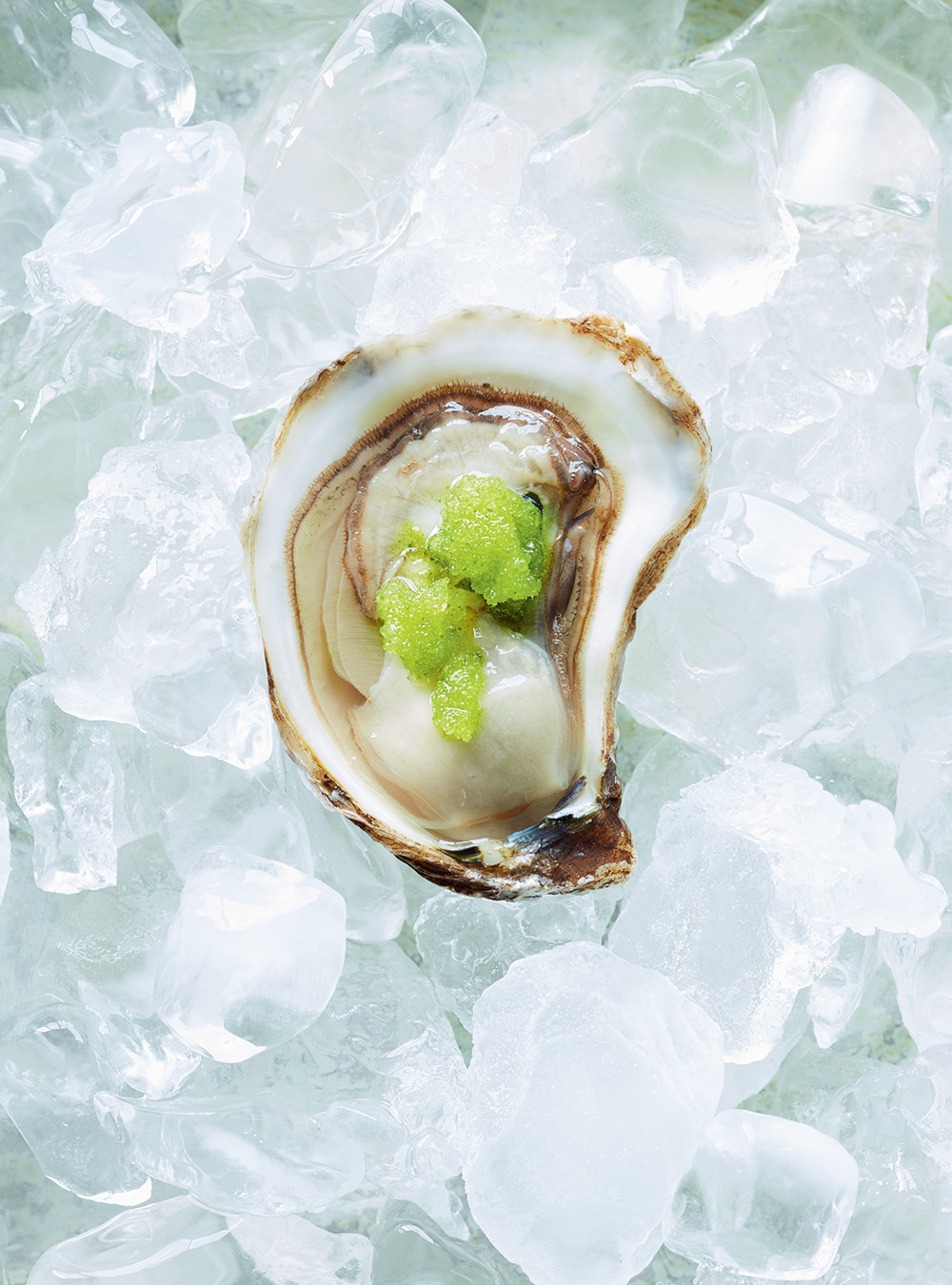 Herb Granita for Oysters