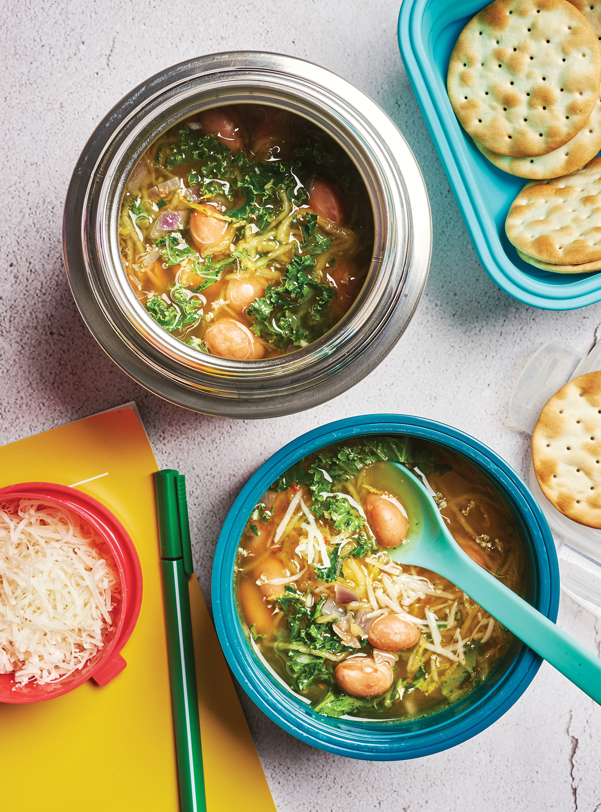 Spaghetti Squash and Kale Soup