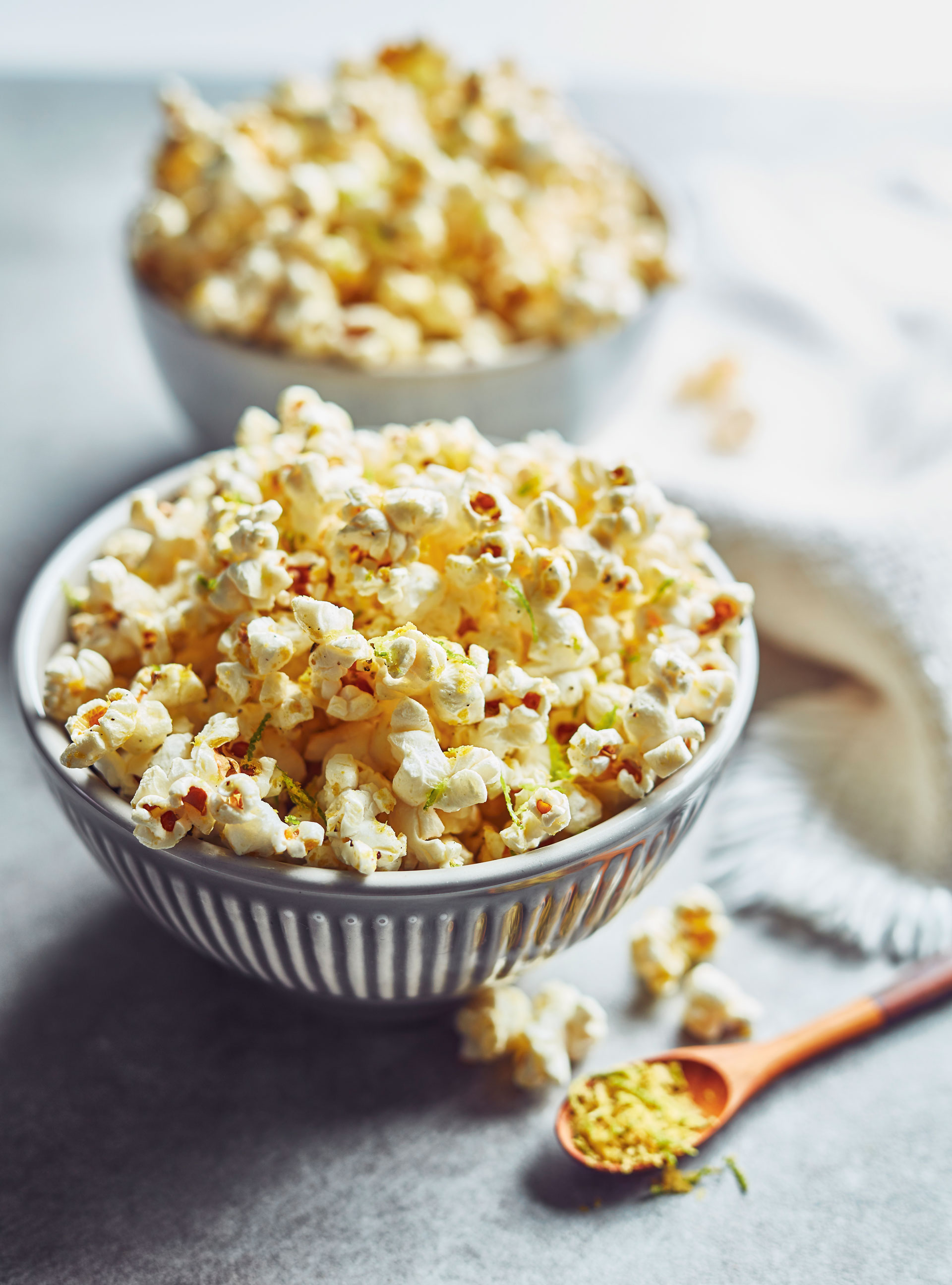 Vegan Lime and Black Pepper Popcorn